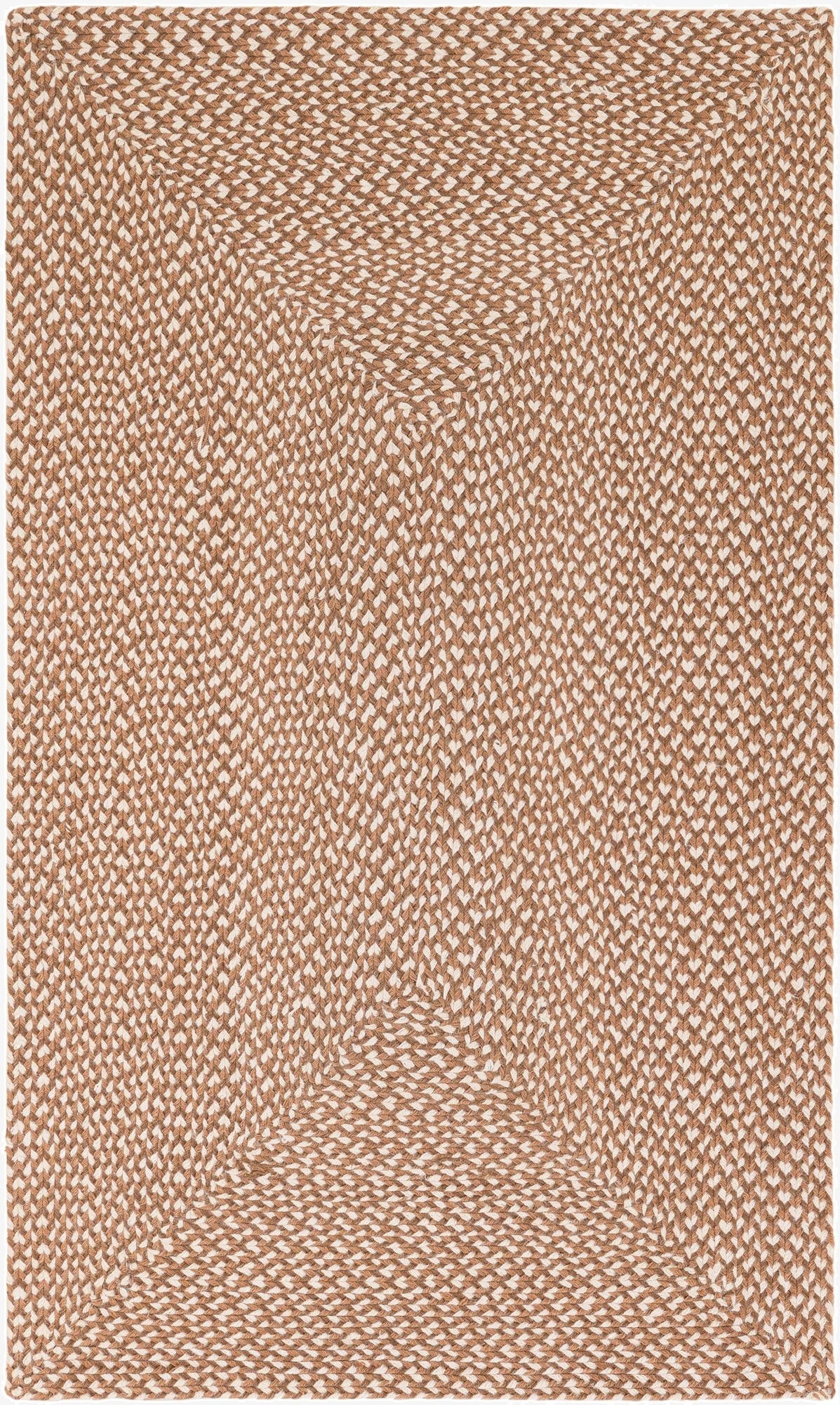  3' 1 x 5' 1  Hand Tweed Braided Jute Rug