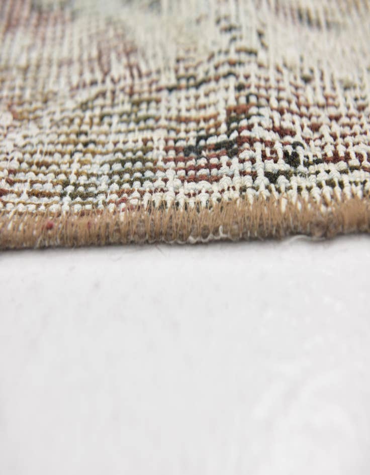 Detail image of  4' x 5' 10  Hand Knotted Ultra Vintage Persian Wool Rug