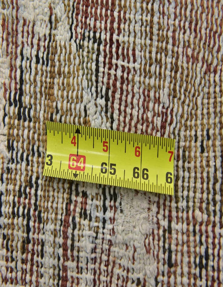 Detail image of  4' x 5' 10  Hand Knotted Ultra Vintage Persian Wool Rug