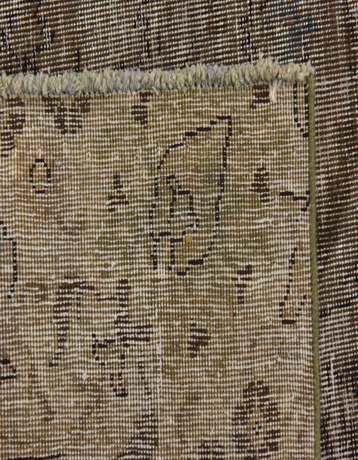 Detail image of  8' 8 x 11' 7  Hand Knotted Ultra Vintage Persian Wool Rug