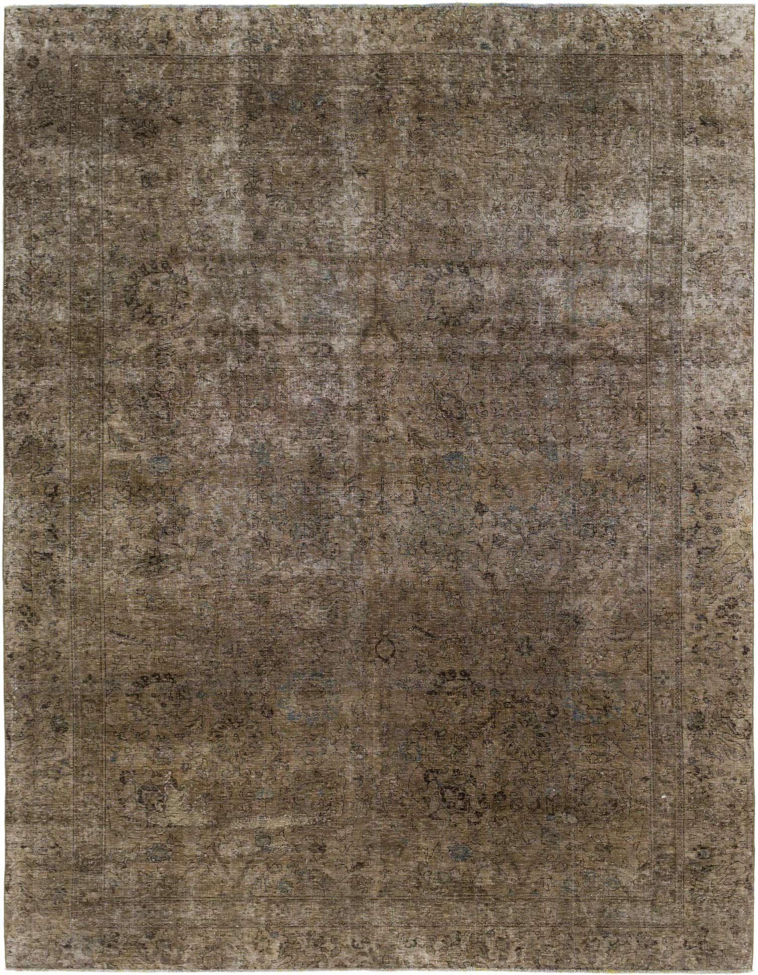 Primary image  8' 8 x 11' 7  Hand Knotted Ultra Vintage Persian Wool Rug