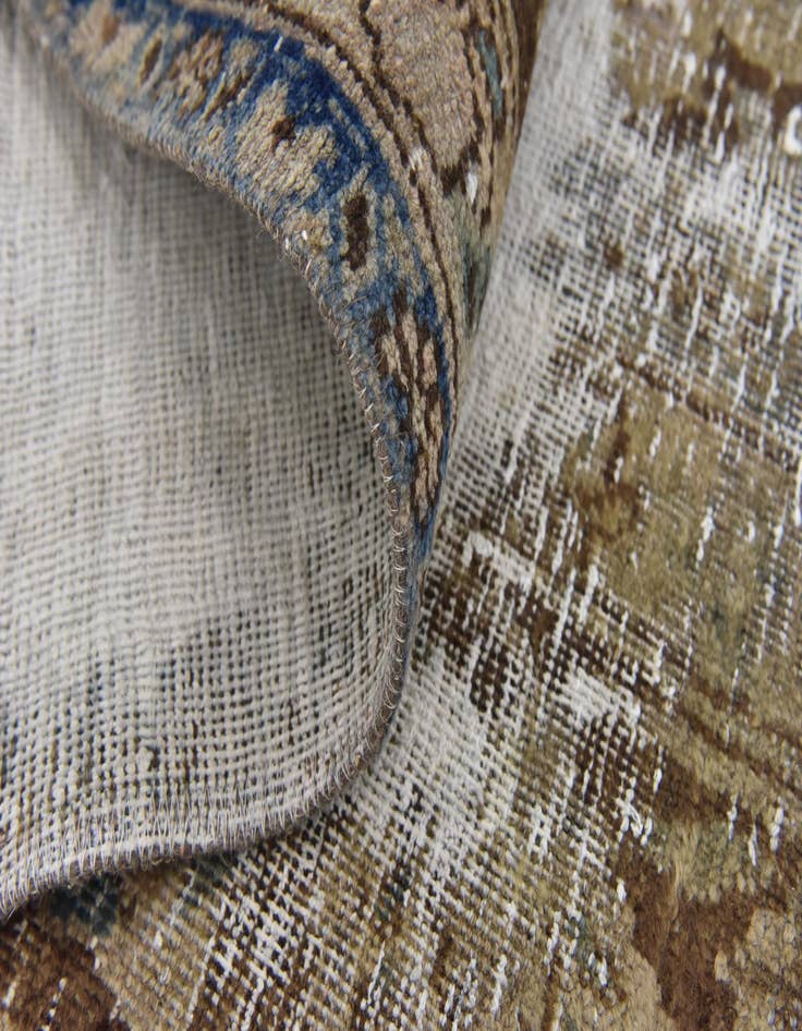 Detail image of  3' 9 x 5' 5  Hand Knotted Ultra Vintage Persian Wool Rug