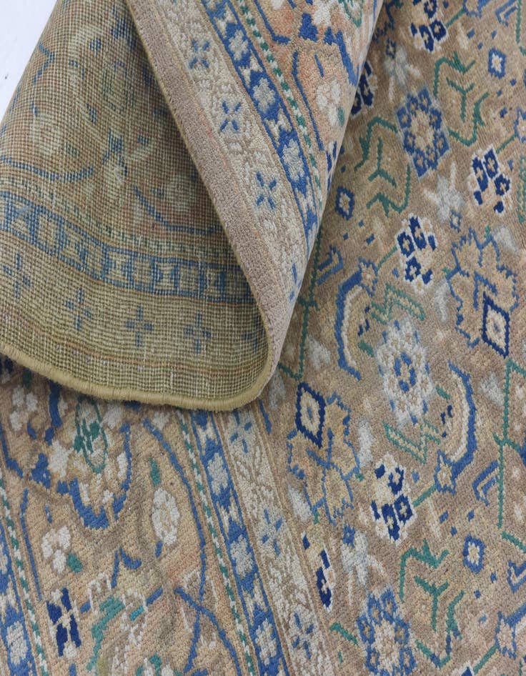 Detail image of  9' 6 x 12' 9  Hand Knotted Ultra Vintage Persian Wool Rug