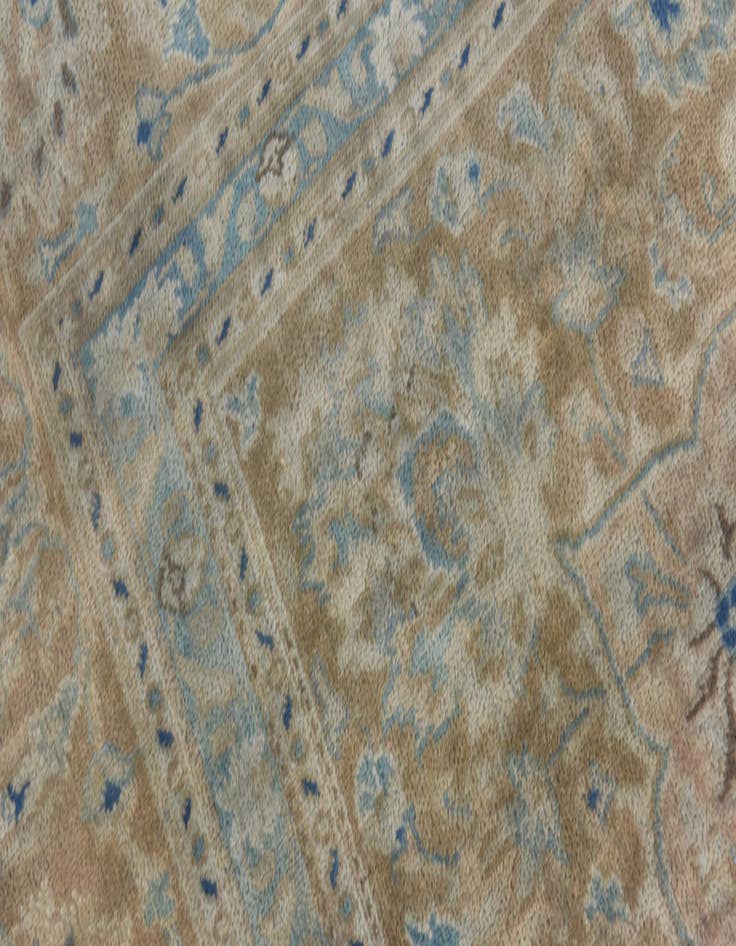 Detail image of  7' 6 x 11'  Hand Knotted Ultra Vintage Persian Wool Rug