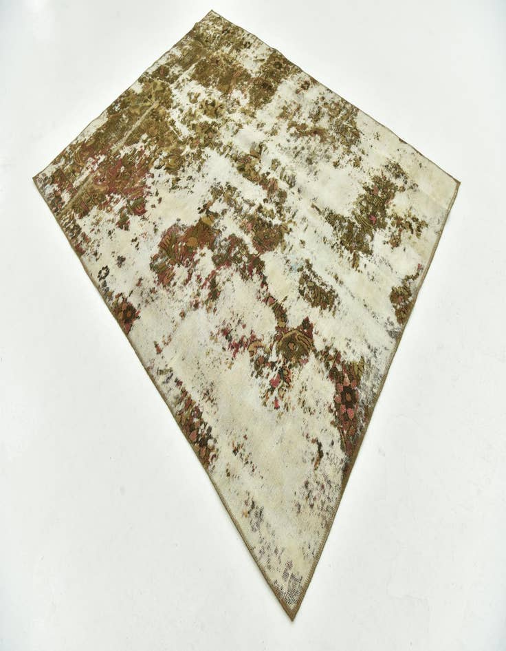 Detail image of  5' 9 x 7' 6  Hand Knotted Ultra Vintage Persian Wool Rug