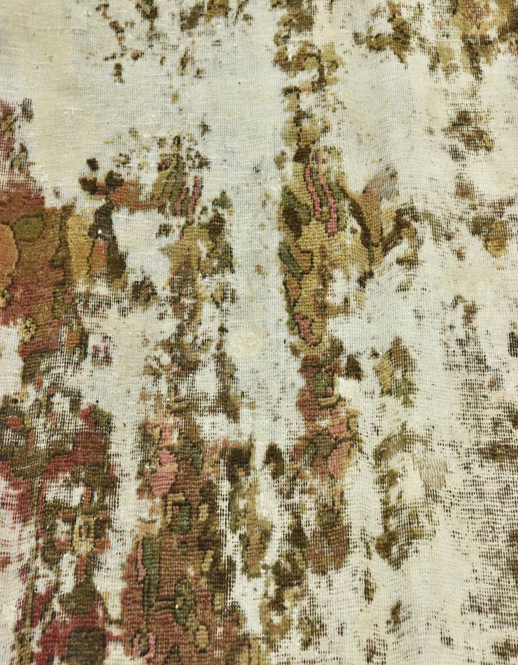 Detail image of  5' 9 x 7' 6  Hand Knotted Ultra Vintage Persian Wool Rug