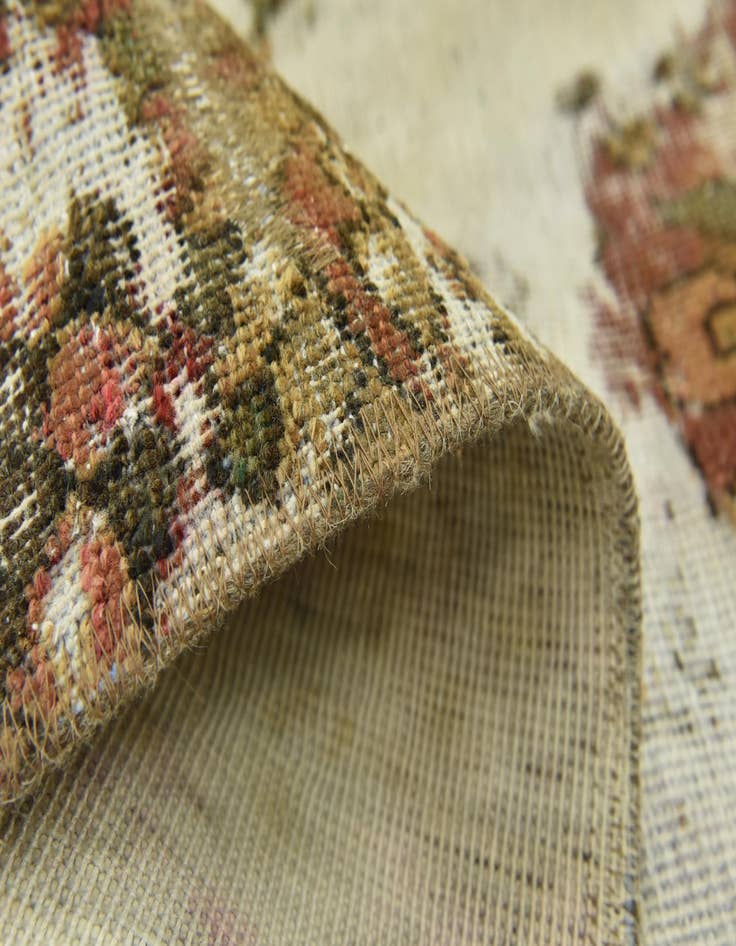 Detail image of  5' 9 x 7' 6  Hand Knotted Ultra Vintage Persian Wool Rug