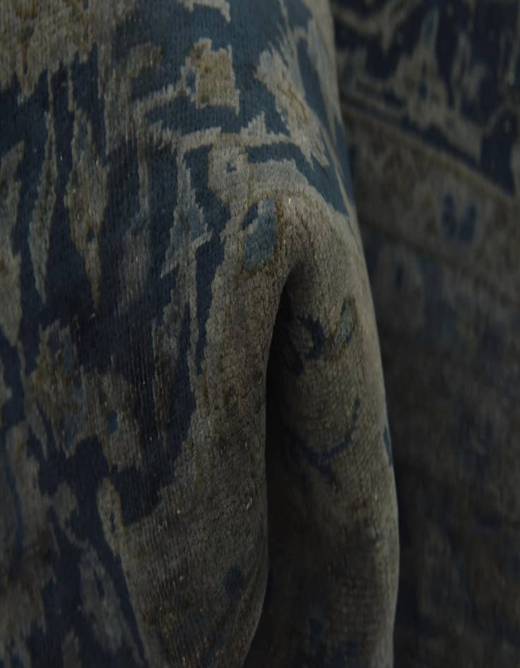 Detail image of  7' 9 x 10' 10  Hand Knotted Ultra Vintage Persian Wool Rug