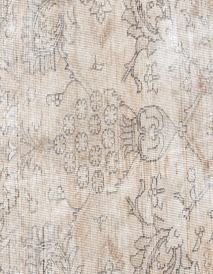 Detail image of  6' 4 x 9'  Hand Knotted Ultra Vintage Persian Wool Rug