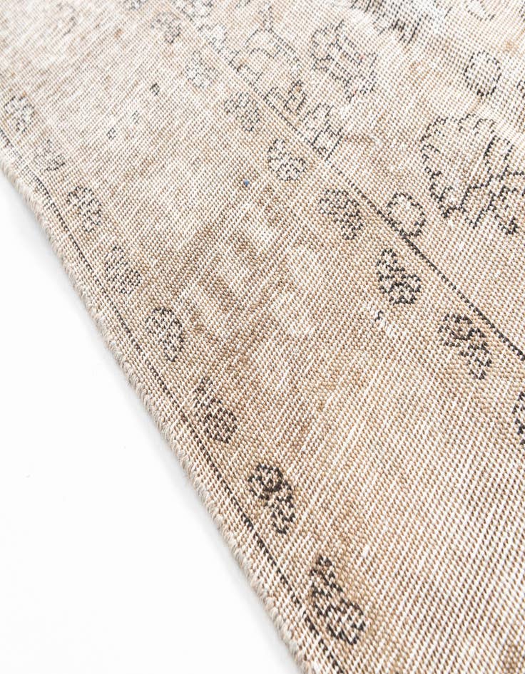 Detail image of  6' 4 x 9'  Hand Knotted Ultra Vintage Persian Wool Rug