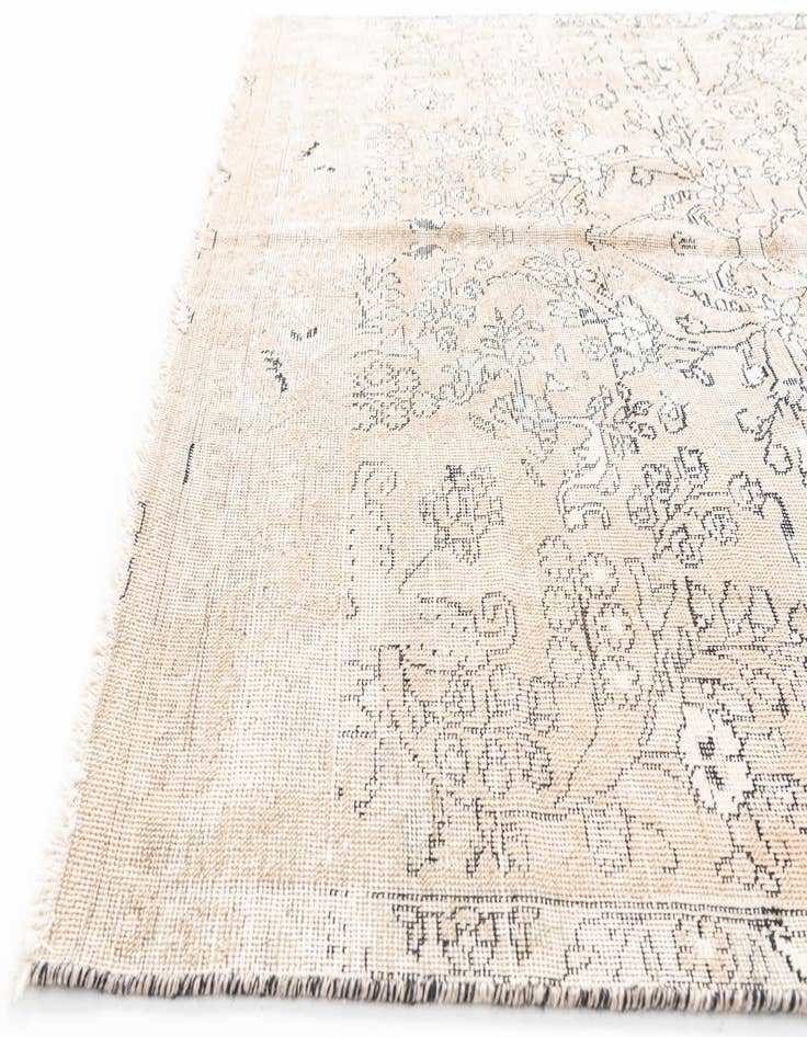 Detail image of  5' 8 x 9' 3  Hand Knotted Ultra Vintage Persian Wool Rug