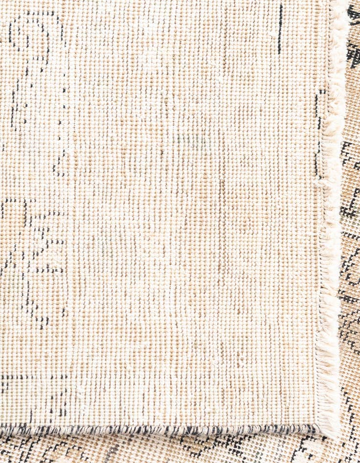 Detail image of  5' 8 x 9' 3  Hand Knotted Ultra Vintage Persian Wool Rug