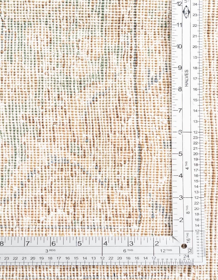 Detail image of  6' 3 x 9' 2  Hand Knotted Ultra Vintage Persian Wool Rug