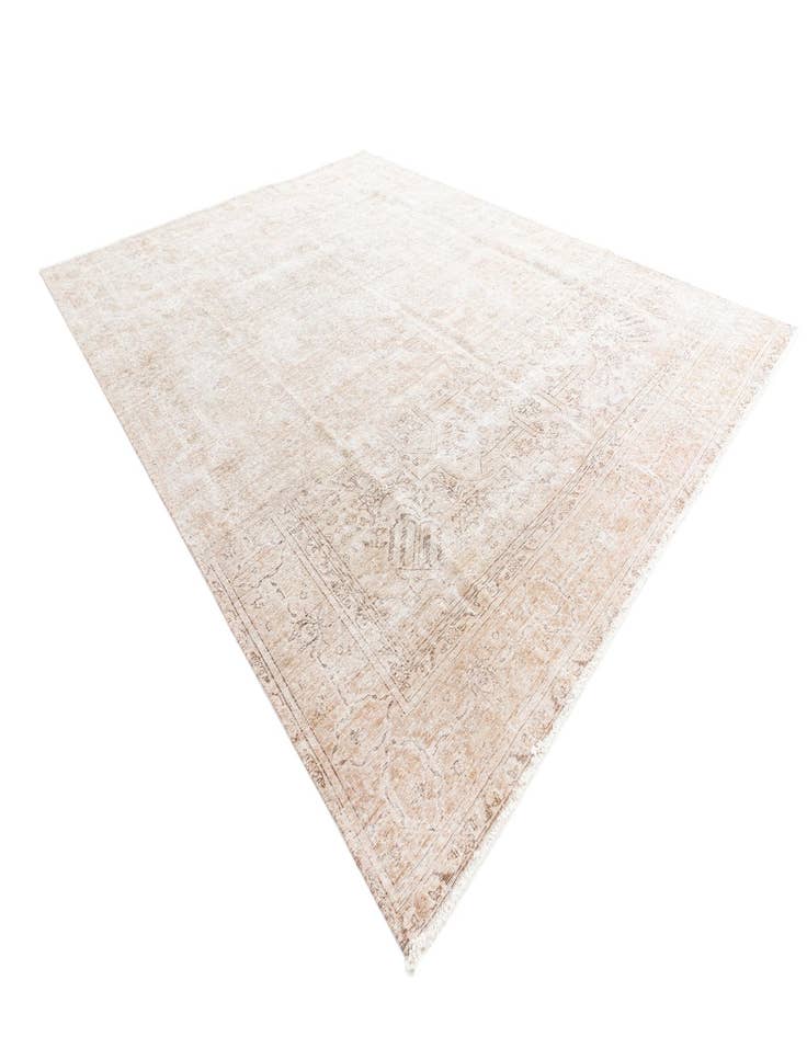 Detail image of  9' 7 x 12' 4  Hand Knotted Ultra Vintage Persian Wool Rug