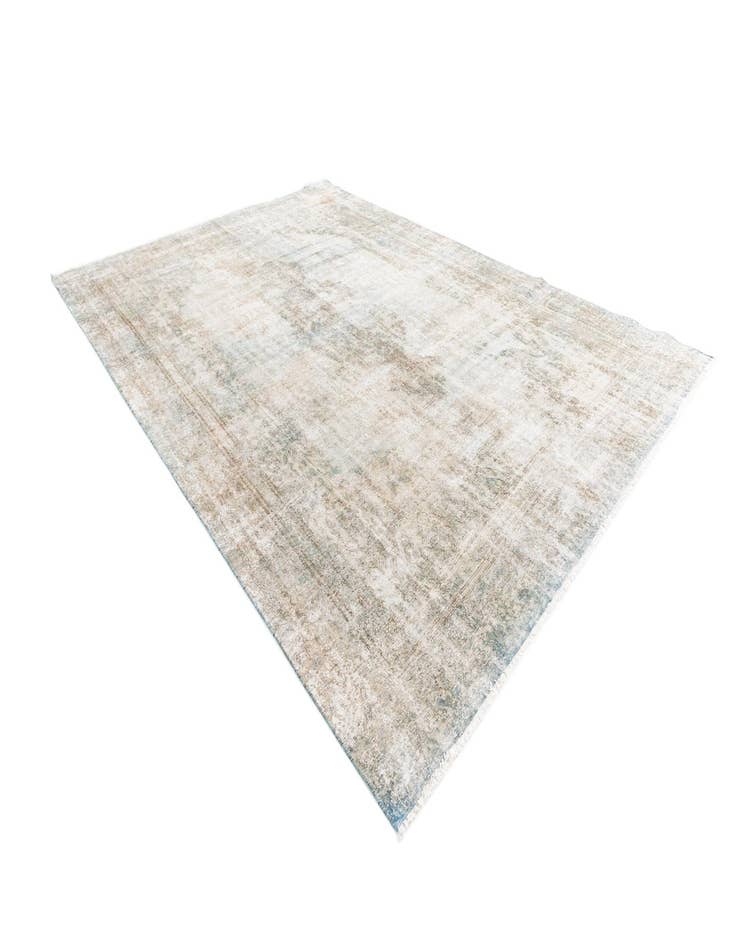 Detail image of  8' 6 x 12' 6  Hand Knotted Ultra Vintage Persian Wool Rug