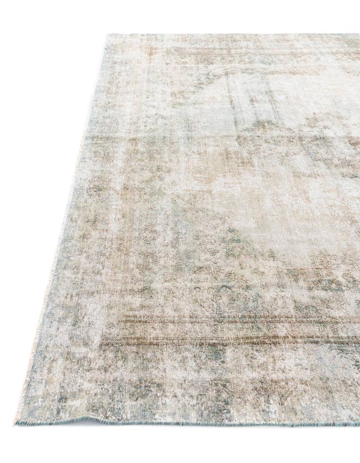 Detail image of  8' 6 x 12' 6  Hand Knotted Ultra Vintage Persian Wool Rug