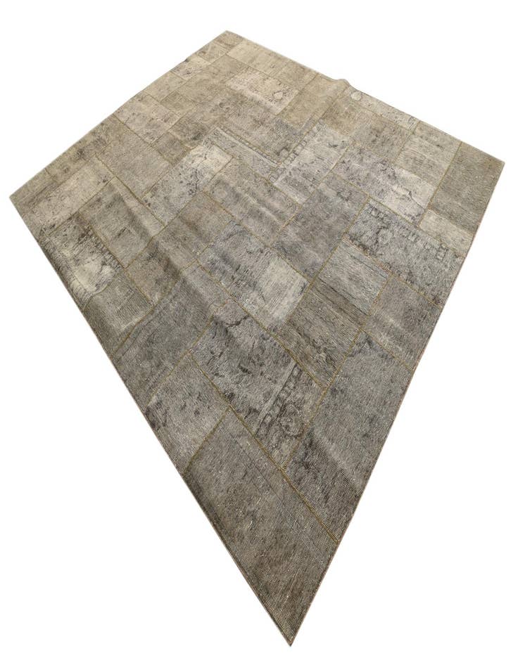 Detail image of  8' 6 x 10' 3  Hand Knotted Ultra Vintage Persian Wool Rug