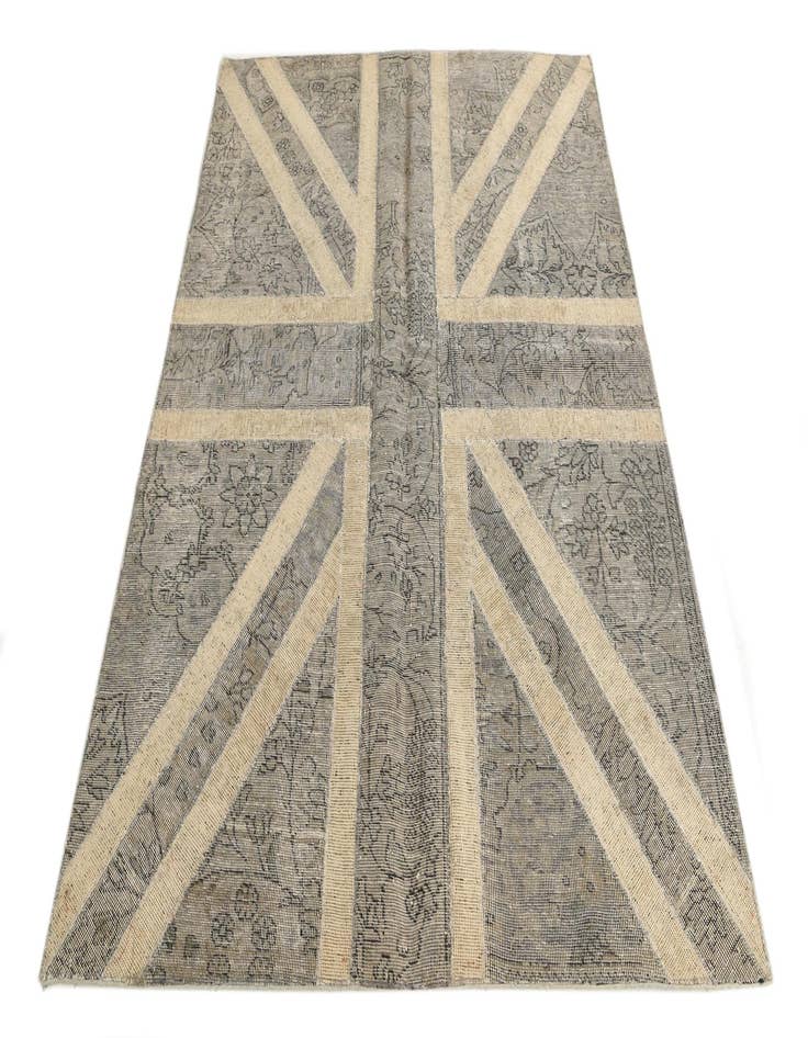 Detail image of  5' x 6' 6  Hand Knotted Ultra Vintage Persian Wool Rug