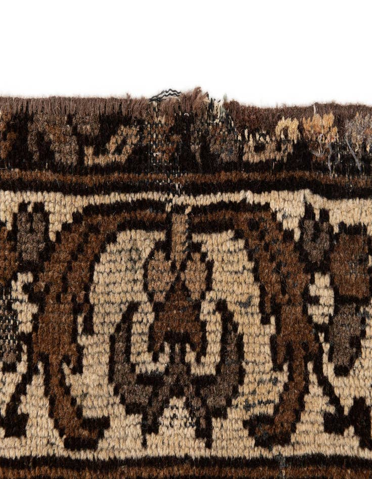 Detail image of  6' 6 x 9' 1  Hand Knotted Ultra Vintage Persian Wool Rug