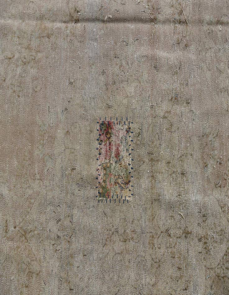 Detail image of  9' x 11' 2  Hand Knotted Ultra Vintage Persian Wool Rug