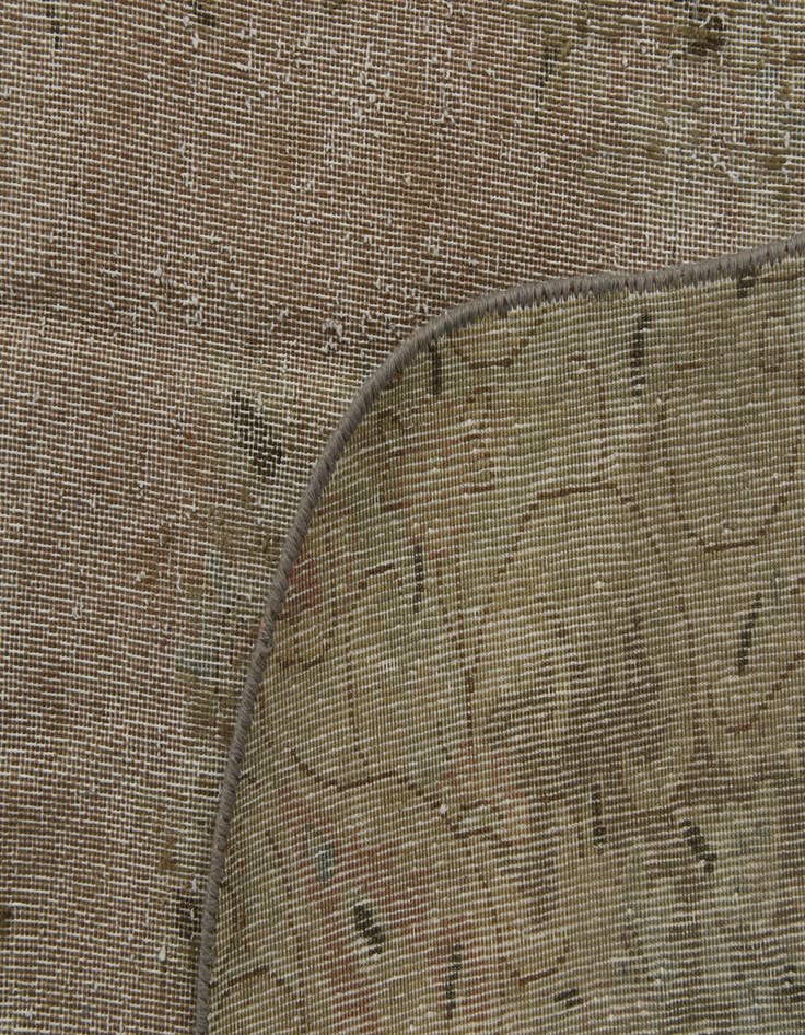 Detail image of  9' x 11' 2  Hand Knotted Ultra Vintage Persian Wool Rug