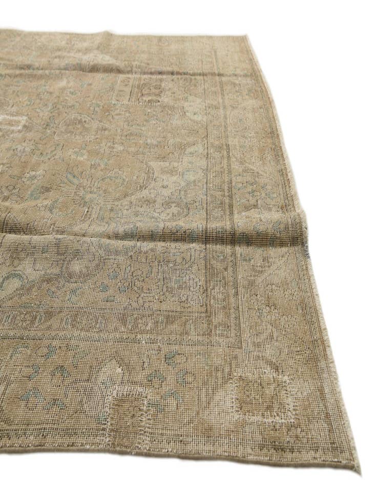 Detail image of  7' 6 x 11'  Hand Knotted Ultra Vintage Persian Wool Rug