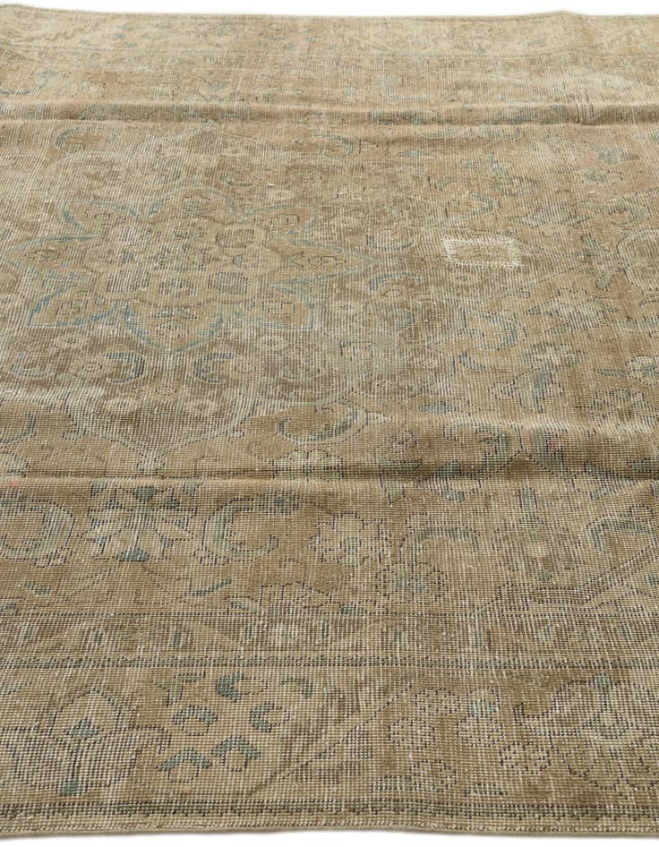 Detail image of  7' 6 x 11'  Hand Knotted Ultra Vintage Persian Wool Rug