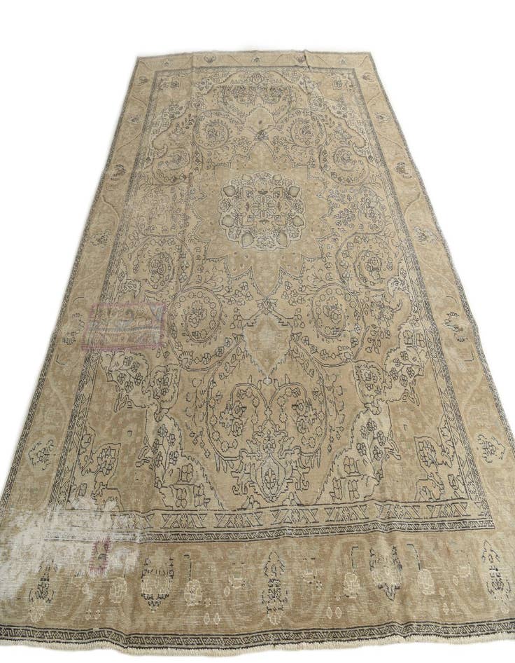 Detail image of  9' x 12' 3  Hand Knotted Ultra Vintage Persian Wool Rug