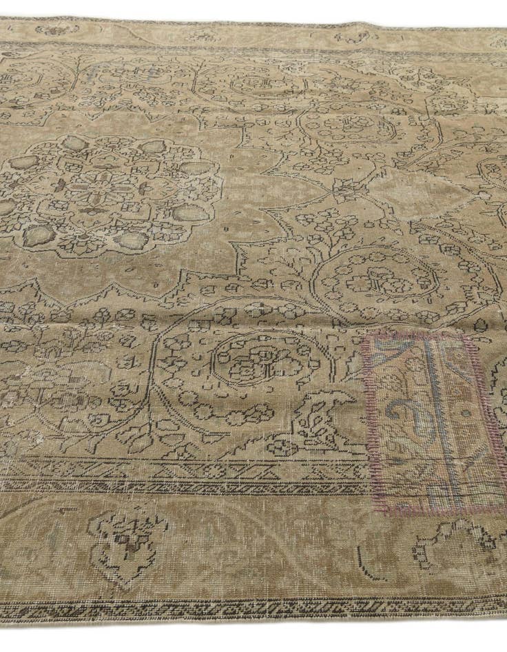Detail image of  9' x 12' 3  Hand Knotted Ultra Vintage Persian Wool Rug