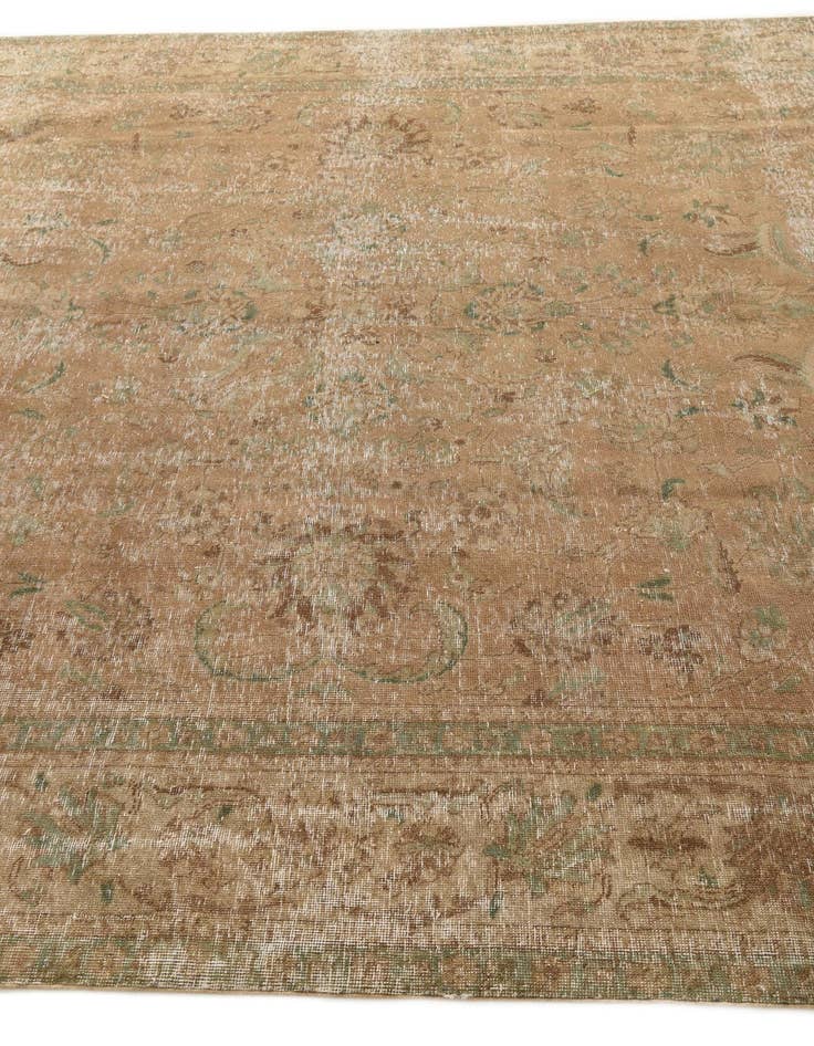 Detail image of  7' 8 x 10' 9  Hand Knotted Ultra Vintage Persian Wool Rug