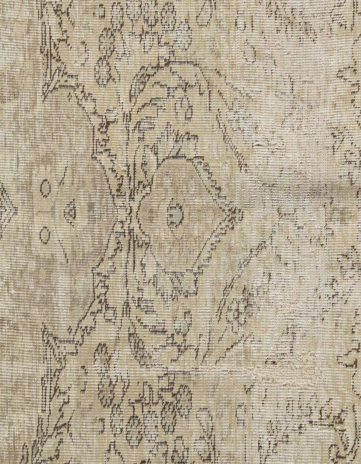 Detail image of  6' 5 x 9' 6  Hand Knotted Ultra Vintage Persian Wool Rug