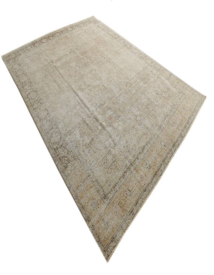 Detail image of  9' 5 x 12' 5  Hand Knotted Ultra Vintage Persian Wool Rug