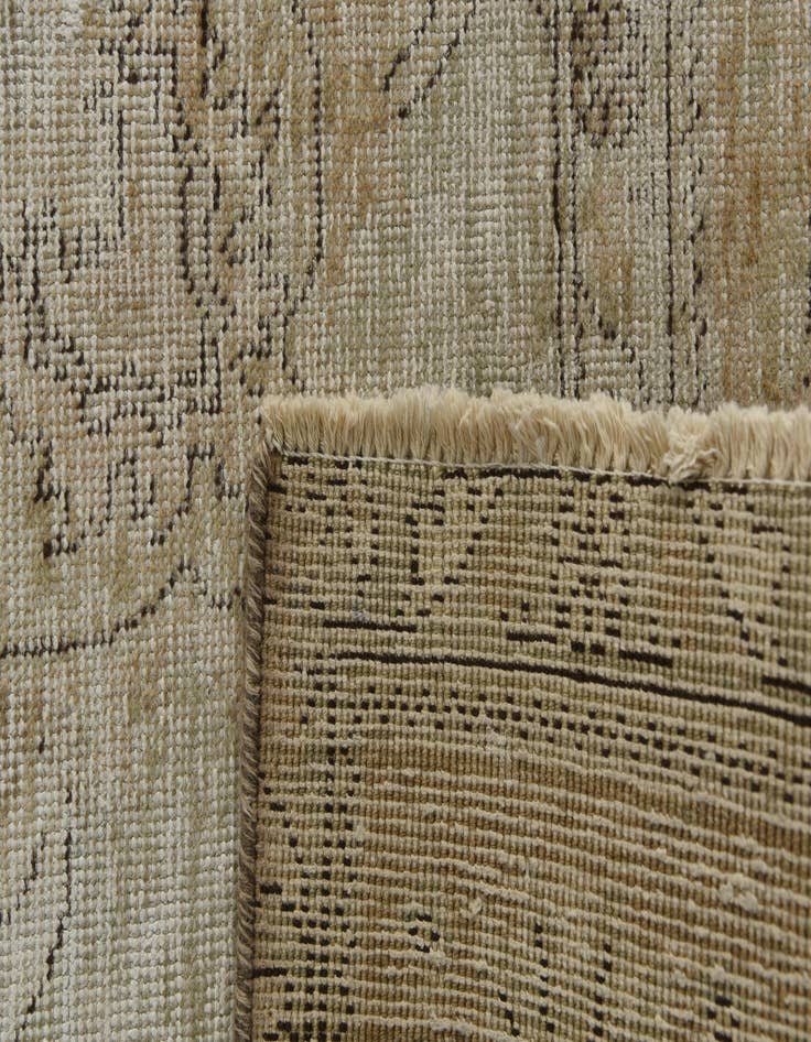 Detail image of  9' 5 x 12' 5  Hand Knotted Ultra Vintage Persian Wool Rug