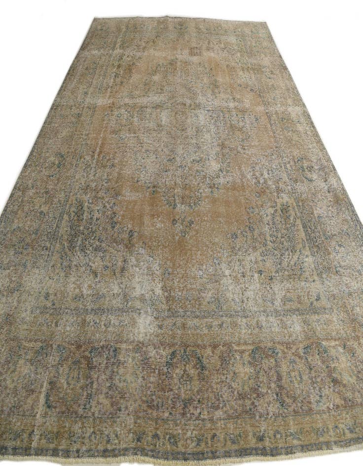 Detail image of  9' 10 x 12' 8  Hand Knotted Ultra Vintage Persian Wool Rug