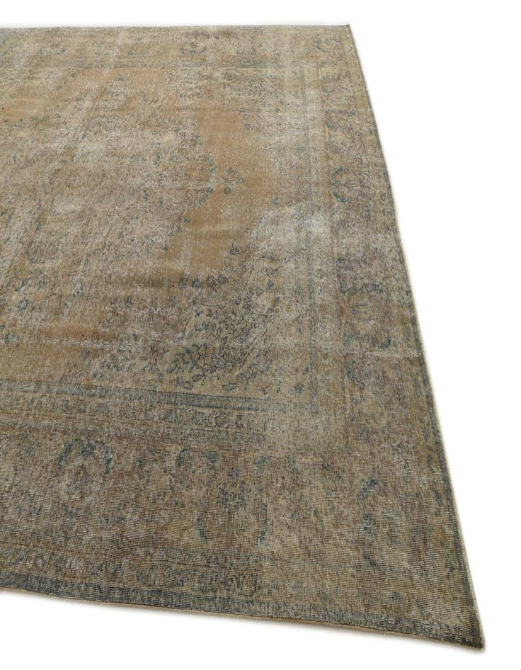 Detail image of  9' 10 x 12' 8  Hand Knotted Ultra Vintage Persian Wool Rug