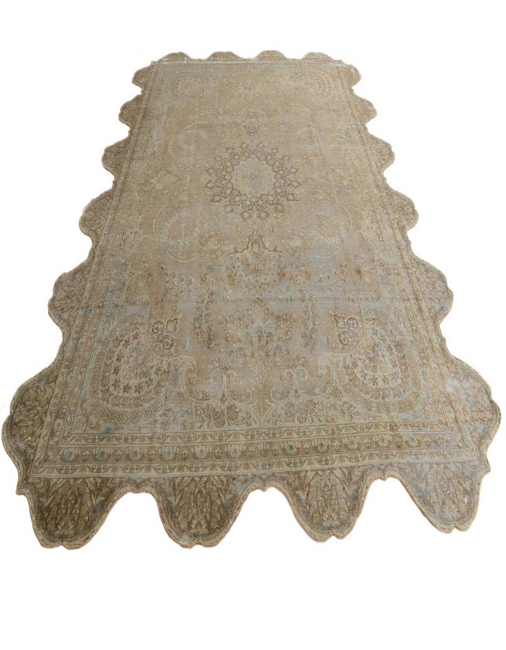 Detail image of  8' 5 x 11' 8  Hand Knotted Ultra Vintage Persian Wool Rug