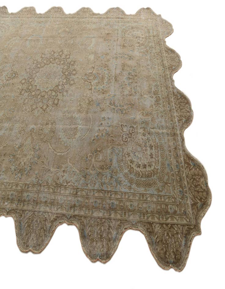 Detail image of  8' 5 x 11' 8  Hand Knotted Ultra Vintage Persian Wool Rug