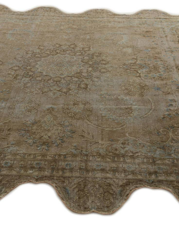 Detail image of  8' 5 x 11' 8  Hand Knotted Ultra Vintage Persian Wool Rug