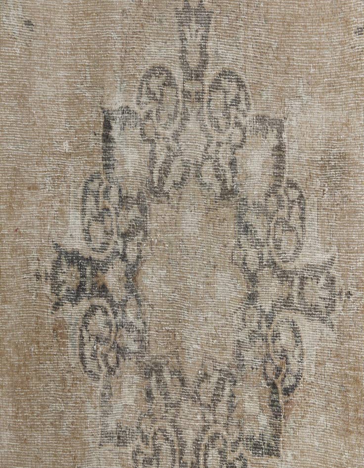 Detail image of  6' 6 x 9' 7  Hand Knotted Ultra Vintage Persian Wool Rug