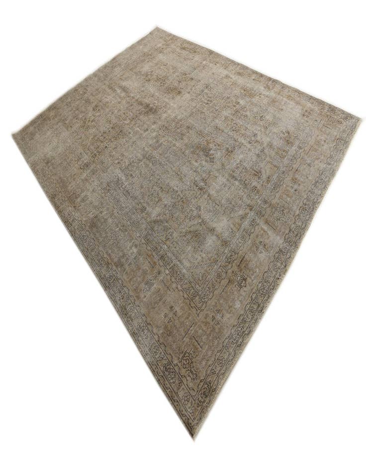 Detail image of  9' 5 x 12' 6  Hand Knotted Ultra Vintage Persian Wool Rug