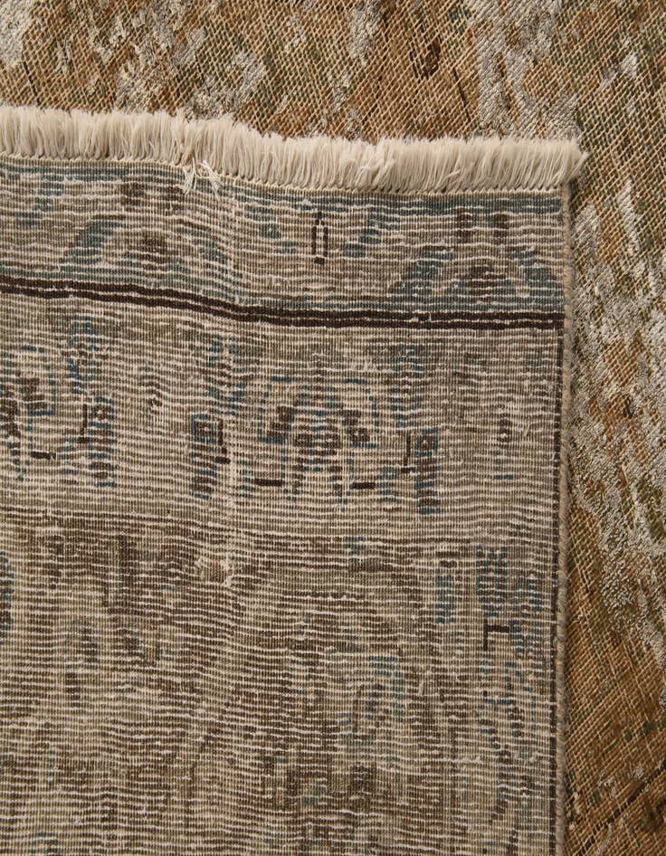 Detail image of  9' 5 x 13' 1  Hand Knotted Ultra Vintage Persian Wool Rug