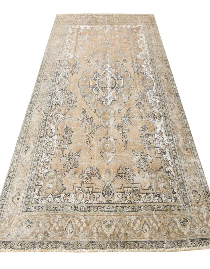 Detail image of  8' 3 x 11' 4  Hand Knotted Ultra Vintage Persian Wool Rug