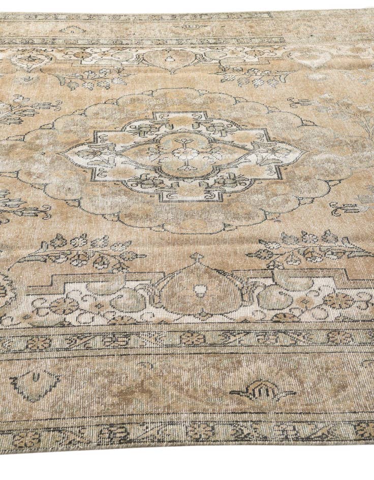 Detail image of  8' 3 x 11' 4  Hand Knotted Ultra Vintage Persian Wool Rug