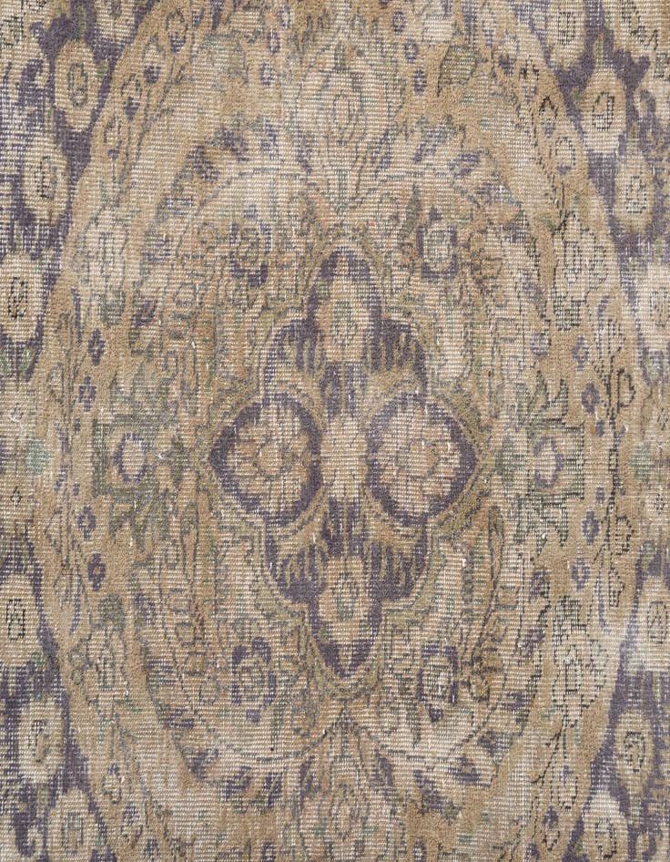 Detail image of  8' 6 x 11' 2  Hand Knotted Ultra Vintage Persian Wool Rug