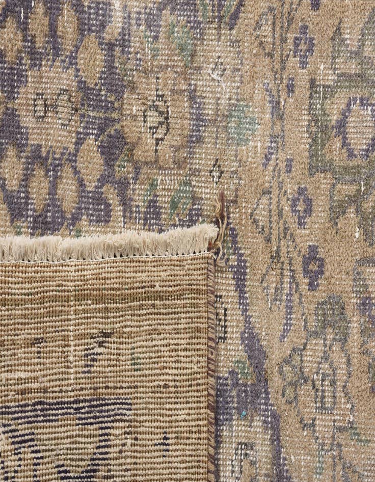 Detail image of  8' 6 x 11' 2  Hand Knotted Ultra Vintage Persian Wool Rug