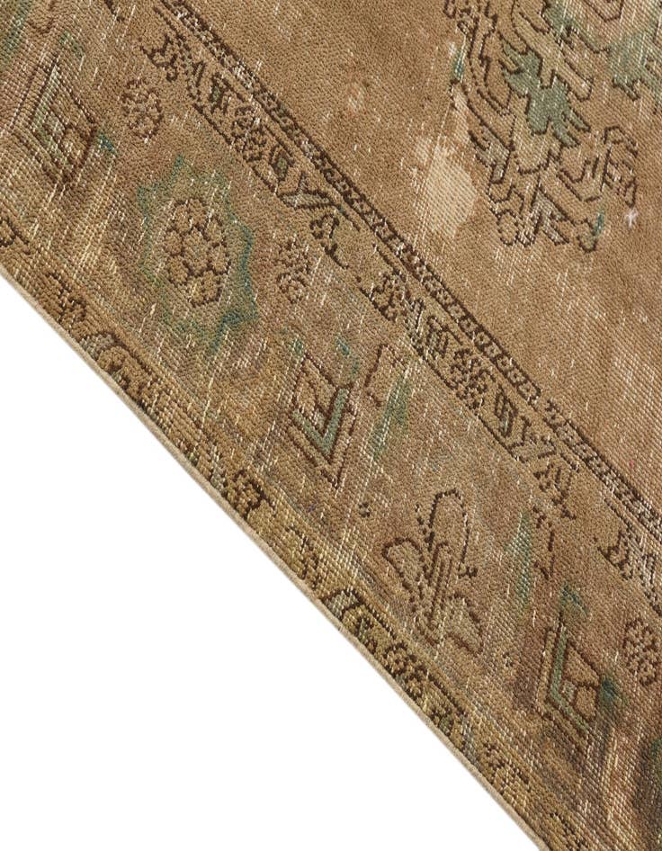 Detail image of  6' 4 x 9' 8  Hand Knotted Ultra Vintage Persian Wool Rug