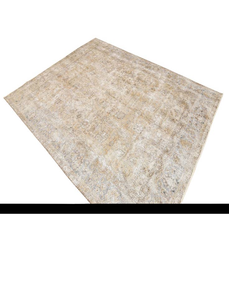 Detail image of  9' 4 x 12' 5  Hand Knotted Ultra Vintage Persian Wool Rug