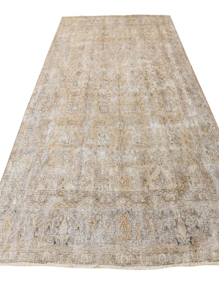 Detail image of  9' 4 x 12' 5  Hand Knotted Ultra Vintage Persian Wool Rug