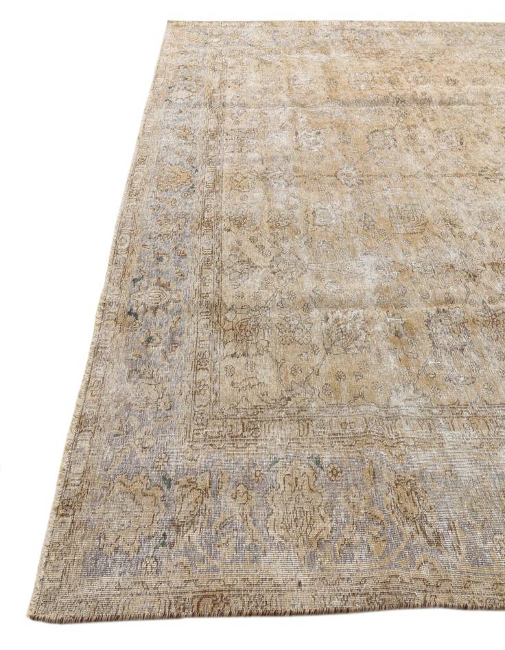 Detail image of  9' 4 x 12' 5  Hand Knotted Ultra Vintage Persian Wool Rug