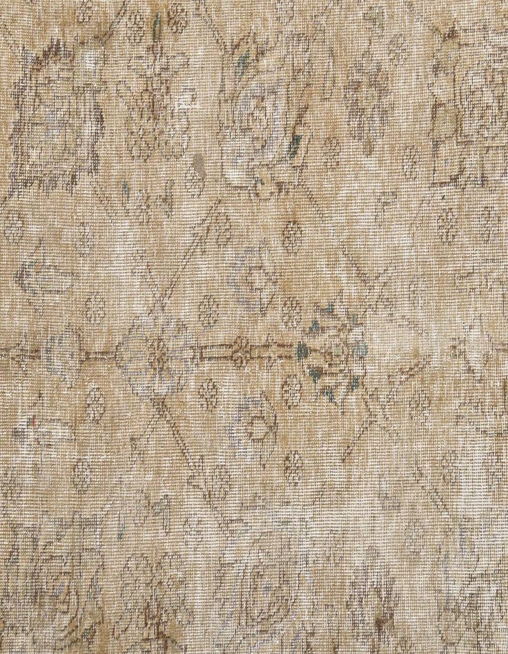 Detail image of  9' 4 x 12' 5  Hand Knotted Ultra Vintage Persian Wool Rug
